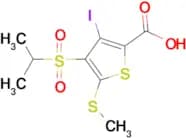 3-Iodo-4-(isopropylsulfonyl)-5-(methylthio)-thiophene-2-carboxylic acid