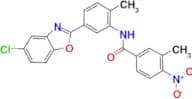 N-[5-(5-Chloro-benzooxazol-2-yl)-2-methyl-phenyl]-3-methyl-4-nitrobenzamide