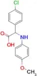 (4-Chloro-phenyl)-(4-methoxy-phenylamino)-acetic acid