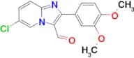 6-Chloro-2-(3,4-dimethoxyphenyl)imidazo[1,2-a]pyridine-3-carboxaldehyde
