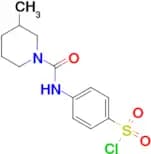 4-[(3-Methyl-piperidine-1-carbonyl)-amino]-benzenesulfonyl chloride