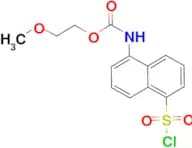 (5-Chlorosulfonyl-naphthalen-1-yl)-carbamic acid2-methoxy-ethyl ester
