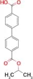 Biphenyl-4,4′-dicarboxylic acid 4-isopropyl ester