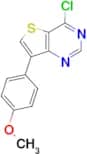4-Chloro-7-(4-methoxy-phenyl)-thieno[3,2-d]-pyrimidine