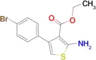 2-Amino-4-(4-bromo-phenyl)-thiophene-3-carboxylic acid ethyl ester