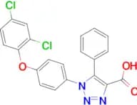 1-[4-(2,4-Dichlorophenoxy)phenyl]-5-phenyl-[1,2,3]triazole-4-carboxylic acid