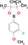 2-(3-Fluoro-4-methoxyphenyl)4,4,5,5-tetramethyl-1,3,2-dioxaborolane