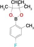 2-(4-Fluoro-2-methylphenyl)4,4,5,5-tetramethyl-1,3,2-dioxaborolane