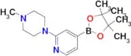 1-Methyl-4-[4-(4,4,5,5-tetramethyl-1,3,2-dioxaborolan-2-yl)pyridin-2-yl]piperazine