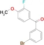 3-Bromo-3′-fluoro-4′-methoxybenzophenone