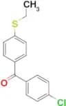4-Chloro-4′-(ethylthio)benzophenone