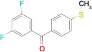 3,5-Difluoro-4′-(methylthio)benzophenone