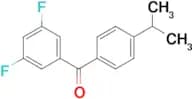 3,5-Difluoro-4′-iso-propylbenzophenone