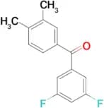 3,5-Difluoro-3′,4′-dimethylbenzophenone