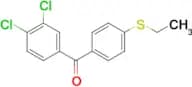 3,4-Dichloro-4′-(ethylthio)benzophenone