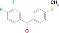 3,4-Difluoro-4′-(methylthio)benzophenone