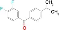 3,4-Difluoro-4′-iso-propylbenzophenone