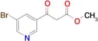 Methyl 5-bromonicotinoylacetate