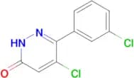 4-Chloro-3-(3-chlorophenyl)-5,6H-pyradazin-6-one