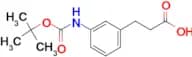 3-{3-[(tert-Butoxycarbonyl)amino]phenyl}propanoic acid