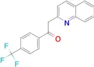2-Quinolin-2-yl-1-[4-(trifluoromethyl)phenyl]ethanone