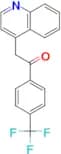 2-Quinolin-4-yl-1-[4-(trifluoromethyl)phenyl]ethanone
