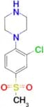 1-[2-Chloro-4-(methylsulfonyl)phenyl]piperazine