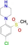 1-[4-Chloro-2-(methylsulfonyl)phenyl]piperazine