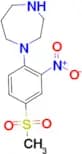 1-[4-(Methylsulfonyl)-2-nitrophenyl]-1,4-diazepane
