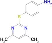 4-[(4,6-Dimethylpyrimidin-2-yl)thio]aniline