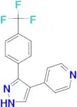 4-{3-[4-(Trifluoromethyl)phenyl]-1H-pyrazol-4-yl}pyridine