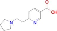 6-(2-Pyrrolidin-1-ylethyl)nicotinic acid