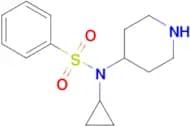 N-Cyclopropyl-N-piperidin-4-ylbenzenesulfonamide