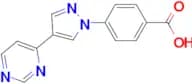 4-(4-Pyrimidin-4-yl-1H-pyrazol-1-yl)benzoic acid