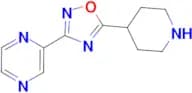 2-(5-Piperidin-4-yl-1,2,4-oxadiazol-3-yl)pyrazine