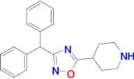 4-(3-Benzhydryl-1,2,4-oxadiazol-5-yl)piperidine