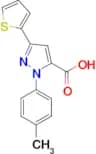 3-Thiophen-2-yl-1-p-tolyl-1H-pyrazole-5-carboxylic acid