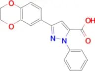 3-(2,3-Dihydro-benzo[1,4]dioxin-6-yl)-1-phenyl-1H-pyrazole-5-carboxylic acid