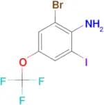 2-Bromo-6-iodo-4-(trifluoromethoxy)aniline