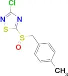 3-Chloro-5-(4-methylbenzylsulfinyl)-1,2,4-thiadiazole