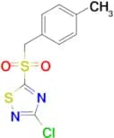 3-Chloro-5-(4-methylbenzylsulfonyl)-1,2,4-thiadiazole