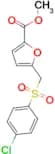 Methyl 5-(4-chloro-benzenesulfonylmethyl)-furan-2-carboxylate