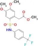 Methyl [4,5-dimethoxy-2-(4-trifluoromethyl-phenylsulfamoyl)-phenyl]-acetate