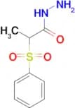 2-(Benzenesulfonyl)propionic acid hydrazide
