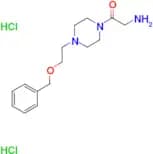 2-Amino-1-[4-(2-benzyloxyethyl)piperazin-1-yl]-ethanone dihydrochloride