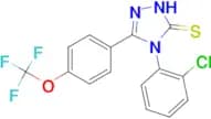 4-(2-Chloro-phenyl)-5-(4-trifluoromethoxy-phenyl)-4H -[1,2,4]triazole-3-thiol
