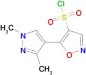 5-(1,3-Dimethyl-1H-pyrazol-4-yl)-isoxazole-4-sulfonyl chloride
