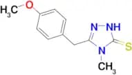 5-(4-Methoxy-benzyl)-4-methyl-4H-[1,2,4]triazole-3-thiol