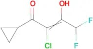 2-Chloro-1-cyclopropyl-4,4-difluoro-butane-1,3-dione