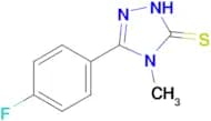 5-(4-Fluoro-phenyl)-4-methyl-4H-[1,2,4]triazole-3-thiol